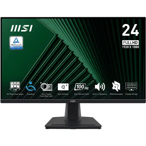 MSI Pro MP245G pantalla para PC 60,5 cm (23.8") 1920 x 1080 Pixeles Full HD LCD Ne