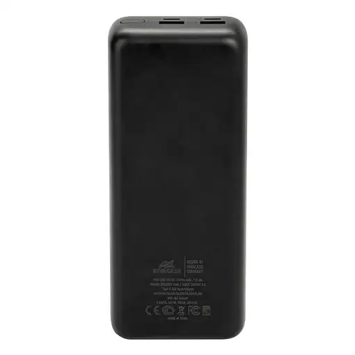 Rivacase VA1080 batería externa Polímero de litio 30000 mAh Negro, Azul