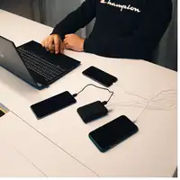 Ksix BXBA10000SM02 batería externa Polímero de litio 10000 mAh Negro