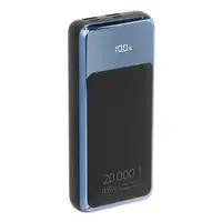 Rivacase VA1075 batería externa Polímero de litio 20000 mAh Negro, Azul