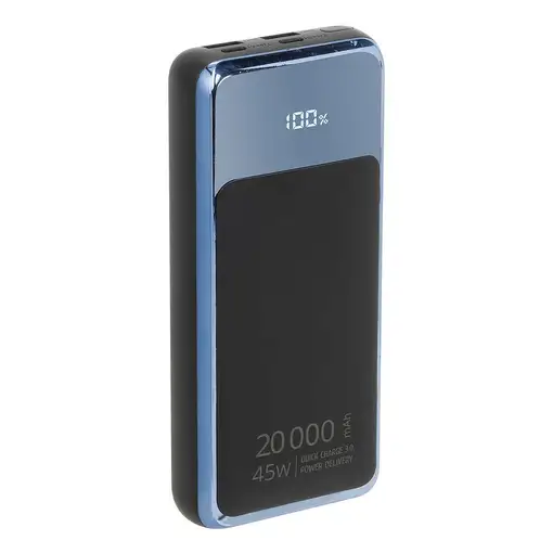 Rivacase VA1075 batería externa Polímero de litio 20000 mAh Negro, Azul