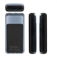 Rivacase VA1075 batería externa Polímero de litio 20000 mAh Negro, Azul