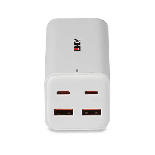 Lindy 73441 cargador de dispositivo móvil Universal Blanco Corriente alterna Carga