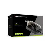 Conceptronic OZUL02B cargador de dispositivo móvil Universal Negro Corriente alter