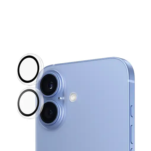PanzerGlass ® Hoops® Transparent Camera Lens Protector iPhone 16 | 16 Plus Protect