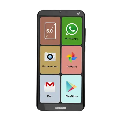 Brondi Amico Smartphone XL 15,2 cm (6") SIM doble Android 11 Go edition 4G USB Tip