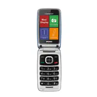 Brondi Contender 7,62 cm (3") Azul, Metálico Teléfono para personas mayores