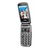 Brondi BRONDISICUROPL teléfono móvil 7,11 cm (2.8") 82 g Negro Teléfono con cámara