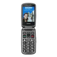 Brondi BRONDISICUROPL teléfono móvil 7,11 cm (2.8") 82 g Negro Teléfono con cámara