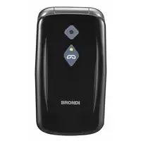 Brondi BRONDISICUROPL teléfono móvil 7,11 cm (2.8") 82 g Negro Teléfono con cámara