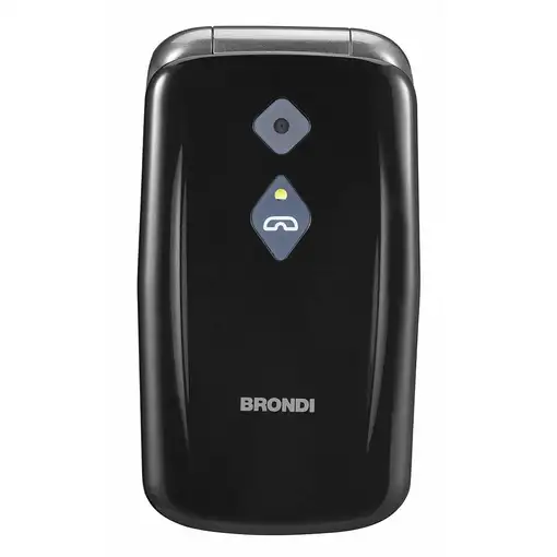 Brondi BRONDISICUROPL teléfono móvil 7,11 cm (2.8") 82 g Negro Teléfono con cámara