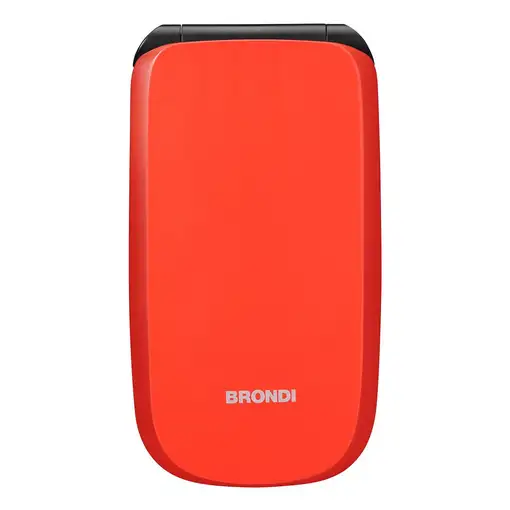 Brondi Raptor 7,11 cm (2.8") 106 g Negro, Naranja Teléfono para personas mayores