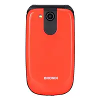 Brondi Raptor 7,11 cm (2.8") 106 g Negro, Naranja Teléfono para personas mayores