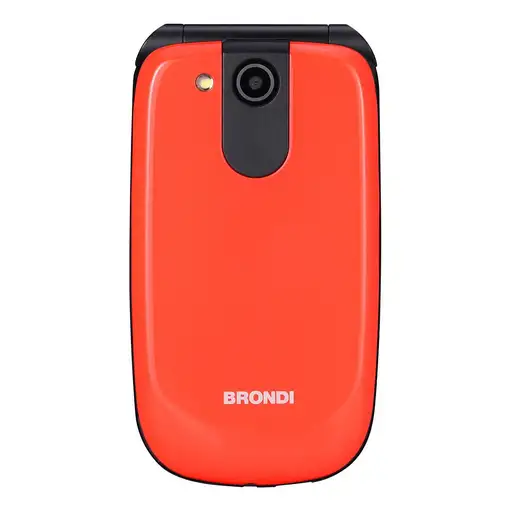 Brondi Raptor 7,11 cm (2.8") 106 g Negro, Naranja Teléfono para personas mayores