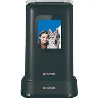 Brondi Amico Prezioso 4,5 cm (1.77") Negro, Metálico Característica del teléfono