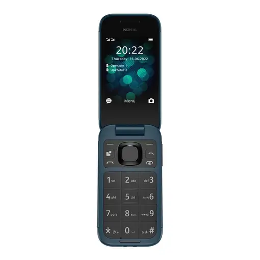 HMD Nokia 2660 Flip 7,11 cm (2.8") 123 g Azul Característica del teléfono