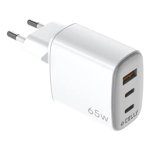 Celly UPTC1USB2USBC65 cargador de dispositivo móvil Smartphone, Tableta, Teléfono