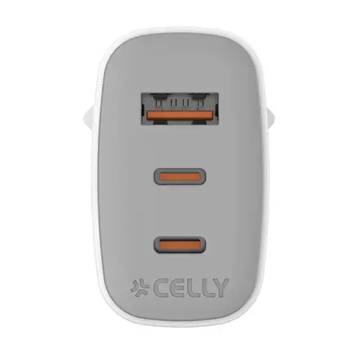 Celly UPTC1USB2USBC65 cargador de dispositivo móvil Smartphone, Tableta, Teléfono