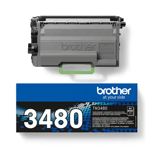 Brother TN-3480 cartucho de tóner 1 pieza(s) Original Negro