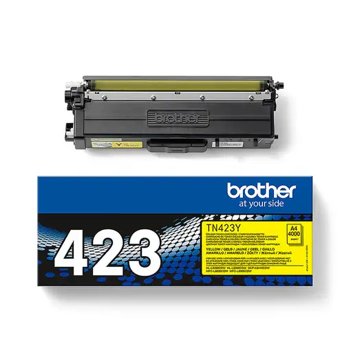 Brother TN-423Y cartucho de tóner 1 pieza(s) Original Amarillo