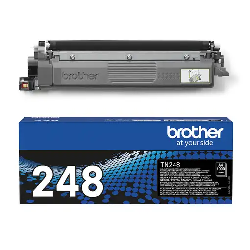 Brother TN-248BK cartucho de tóner 1 pieza(s) Original Negro