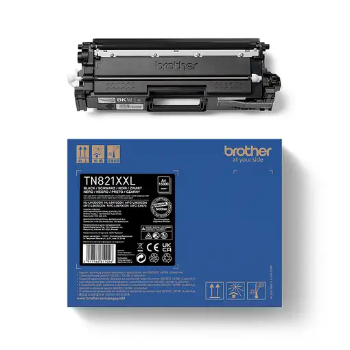 Brother TN-821XXLBK cartucho de tóner 1 pieza(s) Original Negro