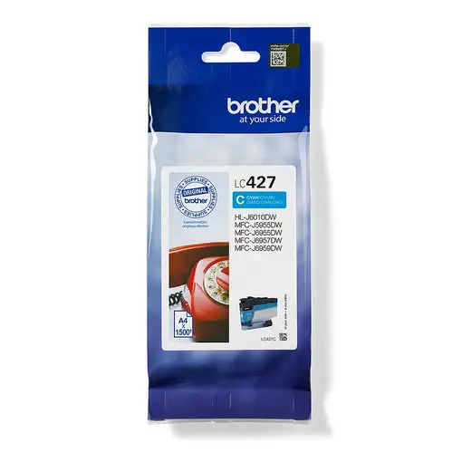 Brother LC427C cartucho de tinta 1 pieza(s) Original Cian