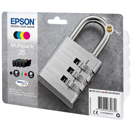 Epson Padlock Multipack 4-colours 35 DURABrite Ultra Ink