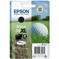 Epson Golf ball Singlepack Black 34XL DURABrite Ultra Ink