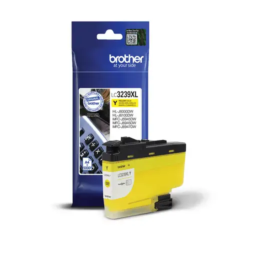 Brother LC-3239XLY cartucho de tinta 1 pieza(s) Original Alto rendimiento (XL) Ama