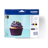 Brother LC-123VALBP cartucho de tinta 4 pieza(s) Original Negro, Cian, Magenta, Am