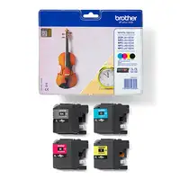 Brother LC127XLVALBP cartucho de tinta 4 pieza(s) Original Negro, Cian, Magenta, A