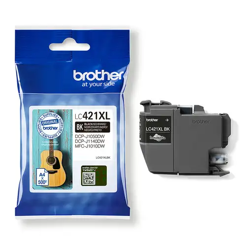 Brother LC421XLBK cartucho de tinta 1 pieza(s) Original Negro