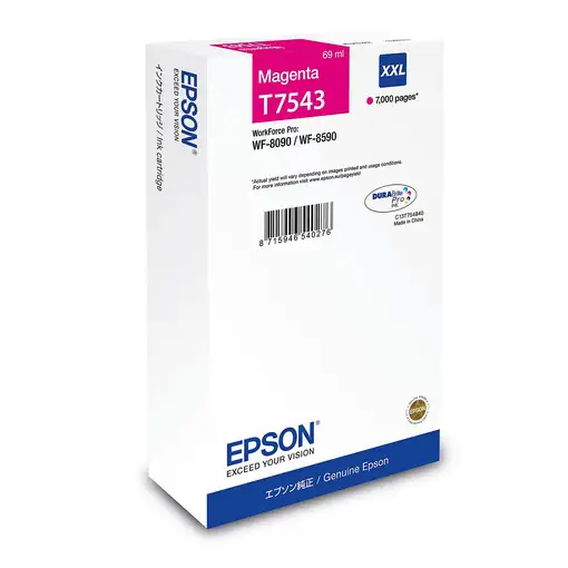 Epson C13T75434N cartucho de tinta 1 pieza(s) Original Extra (Súper) alto rendimie