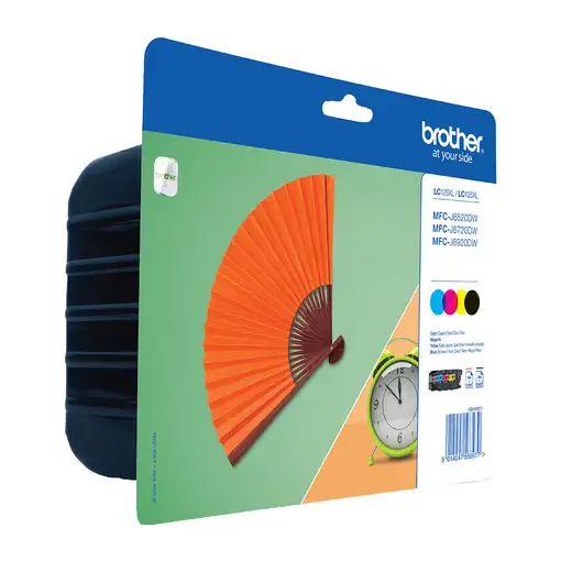 Brother LC-129XLVALBP cartucho de tinta 4 pieza(s) Original Negro, Cian, Granate,