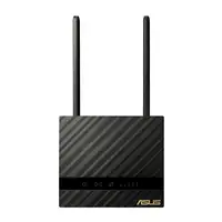 ASUS 4G-N16 router inalámbrico Gigabit Ethernet Banda única (2,4 GHz) Negro