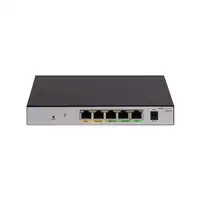Hikvision DS-3WG105G-SI router Gigabit Ethernet Negro, Gris