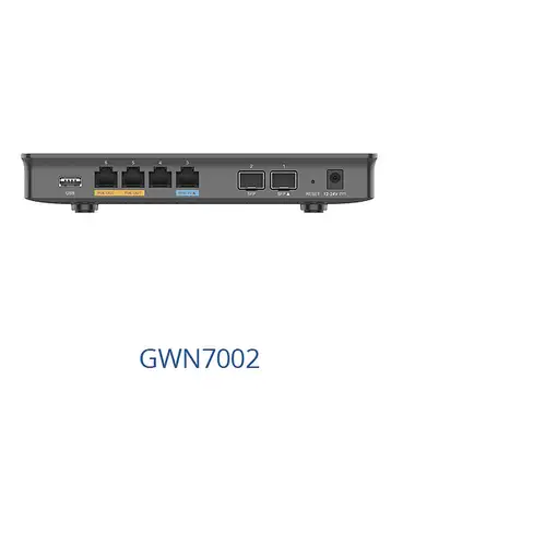 Grandstream Networks GWN7002 router 2.5 Gigabit Ethernet, Gigabit Ethernet Negro