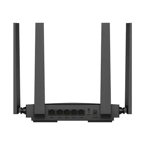Cudy WR3600 router inalámbrico Gigabit Ethernet Doble banda (2,4 GHz / 5 GHz) Negr