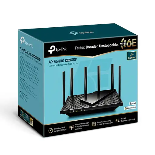 TP-Link Archer AXE75 router inalámbrico Gigabit Ethernet Tribanda (2.4 GHz / 5 GHz