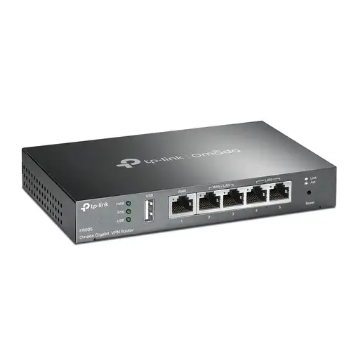 TP-Link Omada ER605 router Gigabit Ethernet Negro