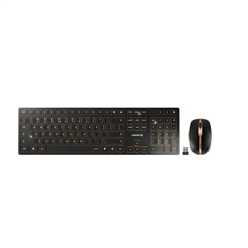 CHERRY DW 9100 SLIM teclado Ratón incluido Universal RF Wireless + Bluetooth QWERT