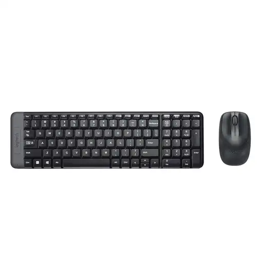 Logitech Wireless Combo MK220 teclado Ratón incluido Oficina RF inalámbrico QWERTY