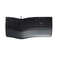 CHERRY KC 4500 ERGO teclado Universal USB QWERTY Inglés de EE. UU. Negro