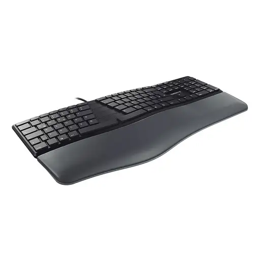 CHERRY KC 4500 ERGO teclado Universal USB QWERTY Inglés de EE. UU. Negro