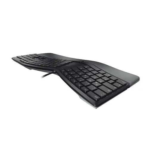 CHERRY KC 4500 ERGO teclado Universal USB QWERTY Inglés de EE. UU. Negro
