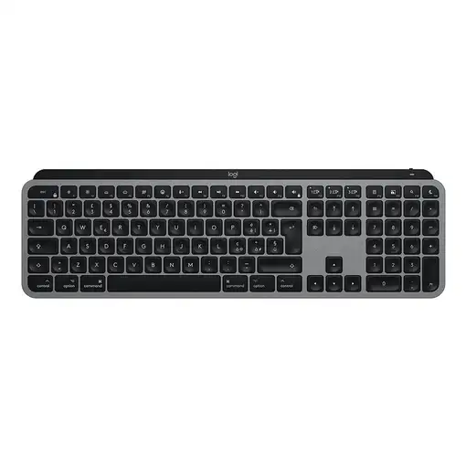 Logitech MX Keys S for Mac teclado Hogar Bluetooth QWERTY Italiano Gris