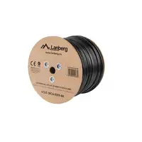 Lanberg LCU5-12CU-0305-BK cable de red Negro 305 m Cat5e U/UTP (UTP)