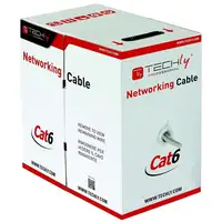 Techly ITP9-FLU-0305 cable de red Gris 305 m Cat6 U/UTP (UTP)