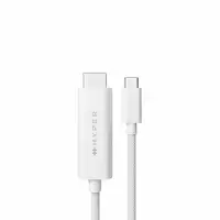 HYPER HD6007WHGL cable HDMI 2,5 m USB-C HDMI tipo A (Estándar) Blanco